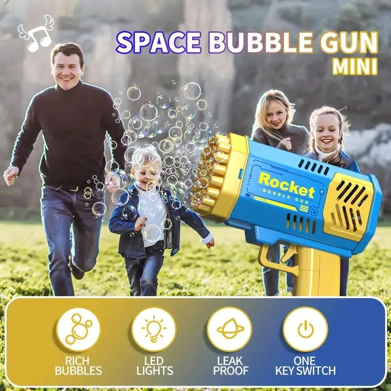 Bubblier™ 40 Hole Automatic Bubble Blowing Machine Without Battery