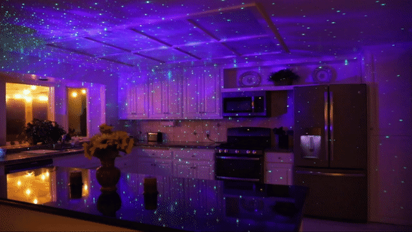 SpeakNBall™ 4 in 1 LED Galaxy Bluetooth Speaker& Projector with 20 Lighting Effects, Timer And Control