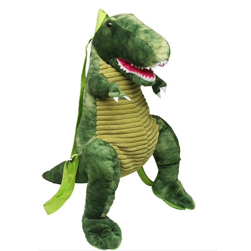New Fashion Parent-Child Creative 3D Dinosaur Backpack Cute Animal Cartoon Plush Backpack Dinosaurs Bag for Children Kids Gifts